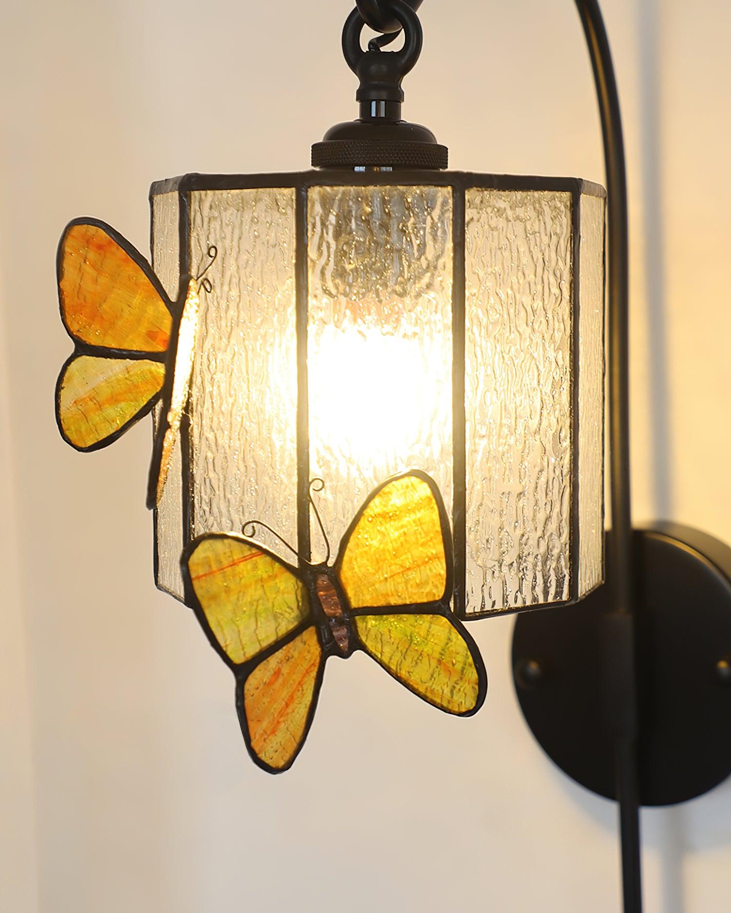 Tiffany Vintage Glas Wandleuchte-Letslighting