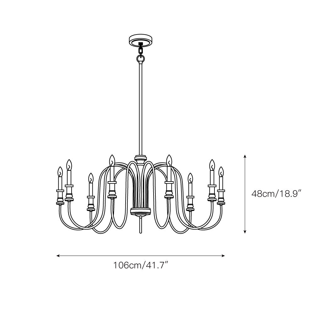 Volo Postmoderner Luxus-Holzleuchter-Letslighting