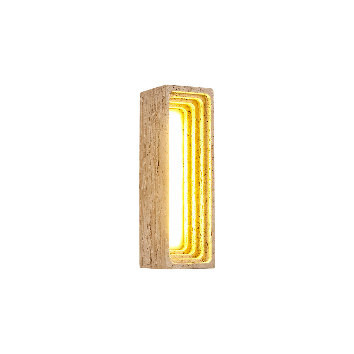 Siliq Modern Minimalist Beige Travertine Wall Lamp - Letslighting