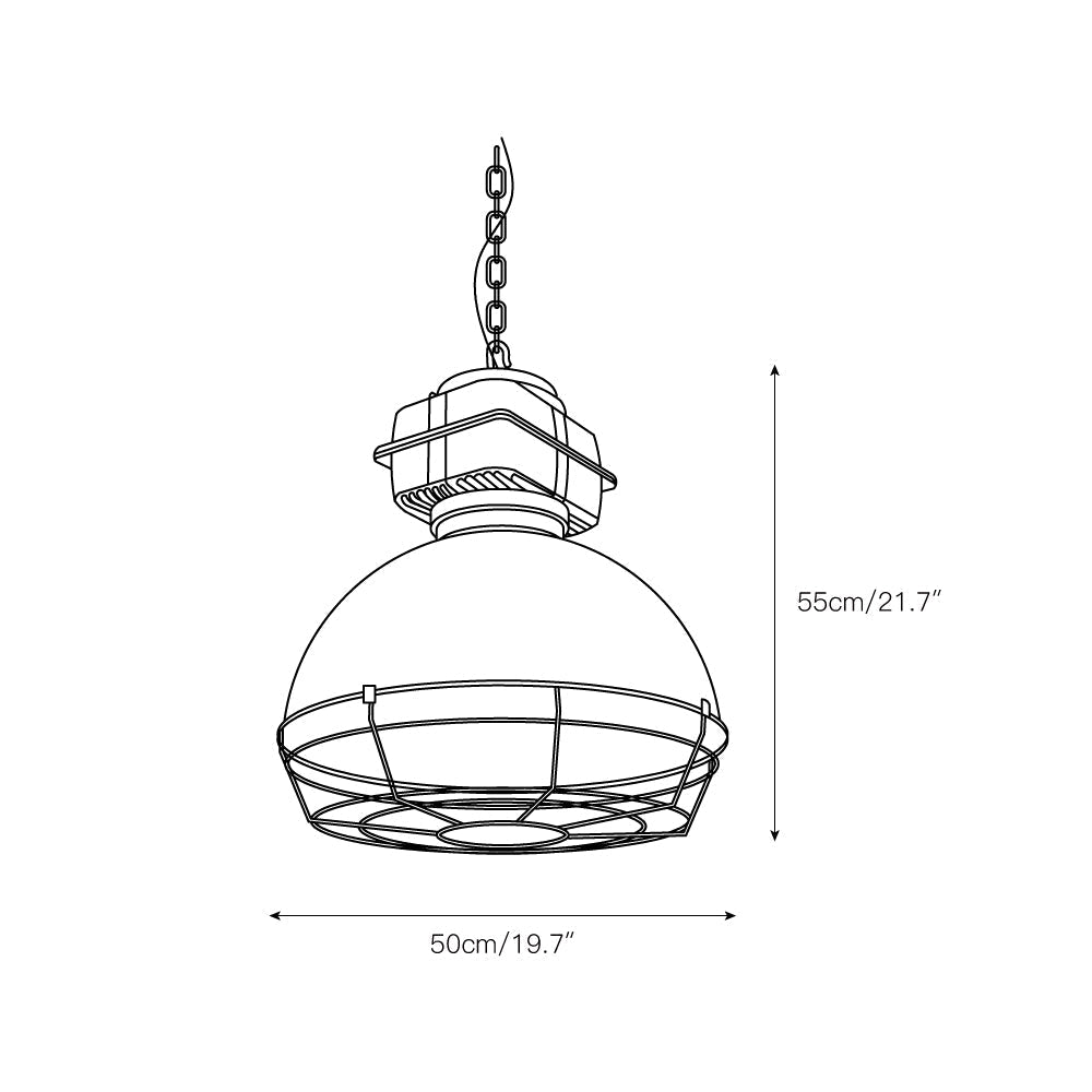 Astra Vintage Industrial Pendelleuchte-Letslighting