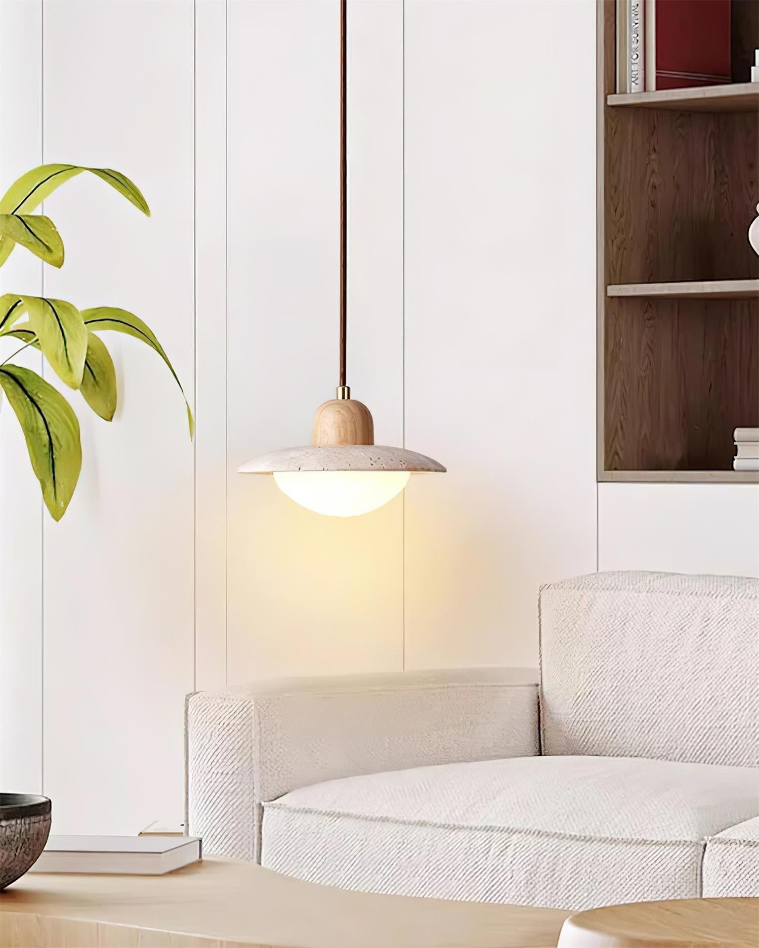 Duvio Travertine Pendant Light - Letslighting