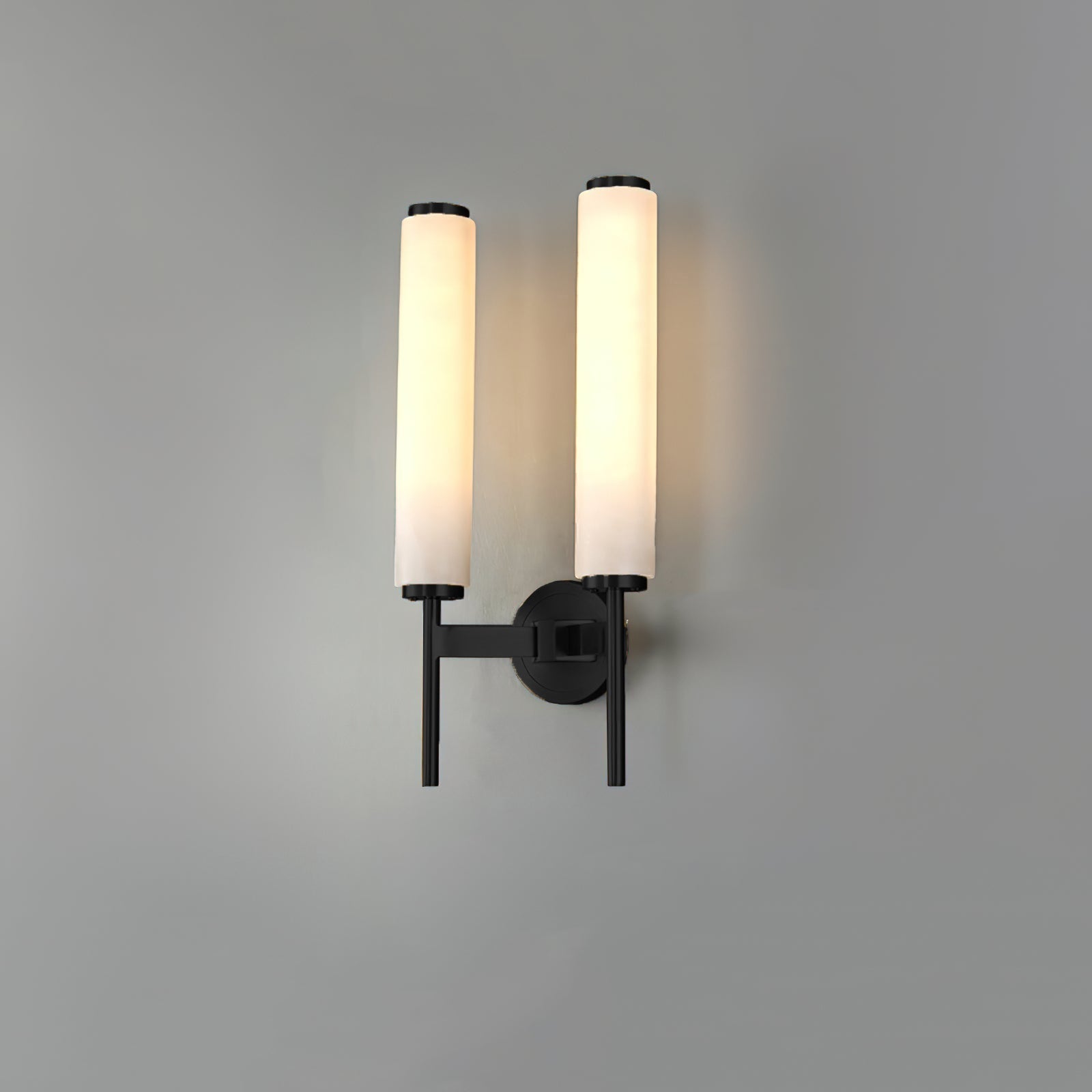 Abyss Modern Minimalist Brass Metal Alabaster Wall Lamp - Letslighting