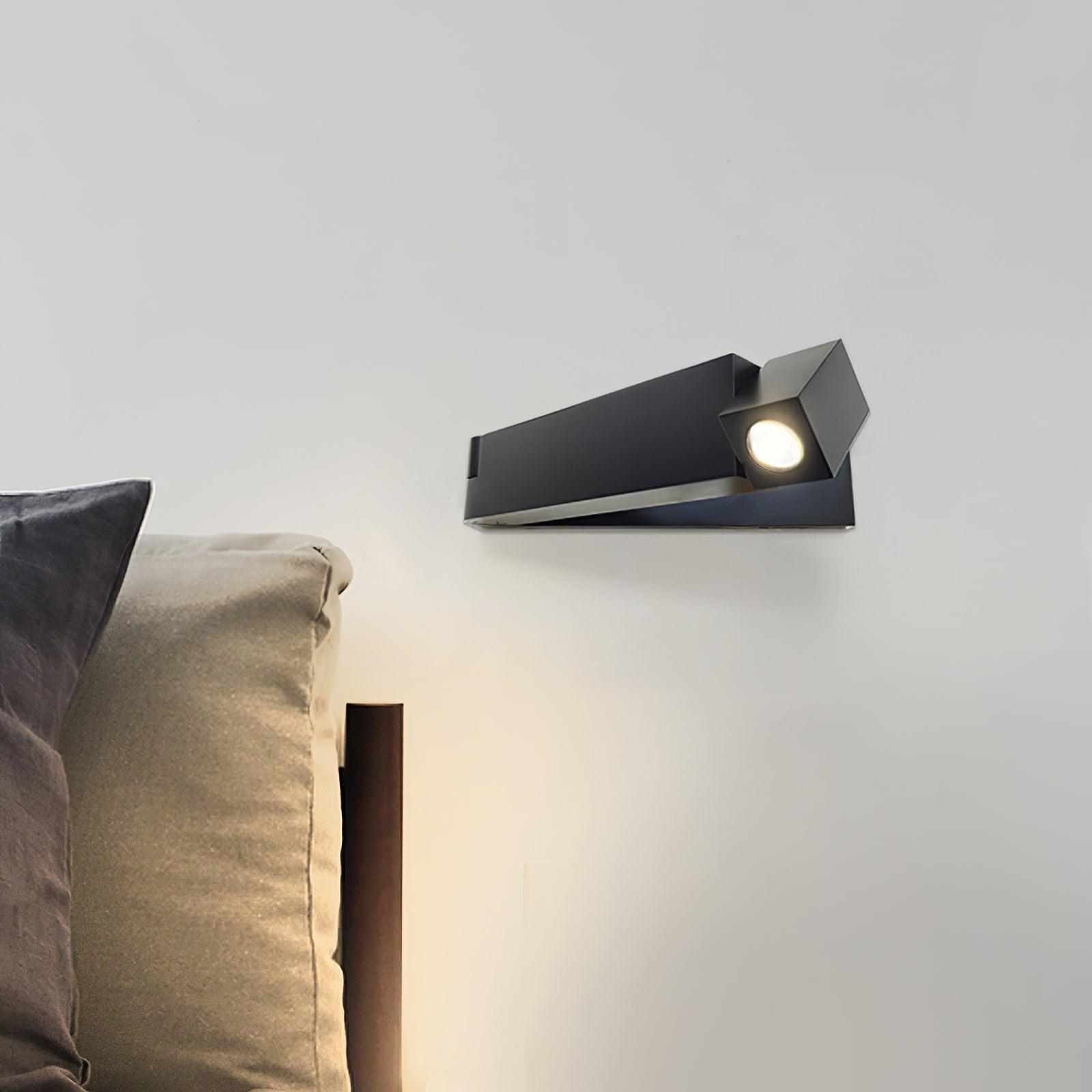 LED Wandleuchte Aluminium Legierung Körper Matt Schwarz Nickel Minimalistisch-Letslighting