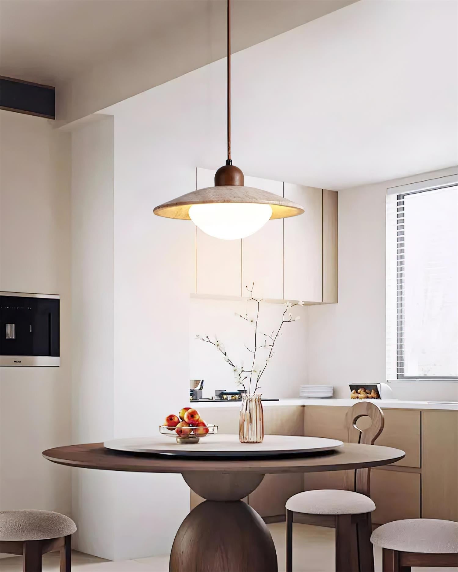 Ritta Pendant Lamp Travertine Minimalist - Letslighting