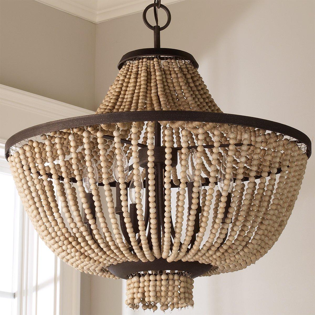 Vela Eleganter Holzkronleuchter-Letslighting