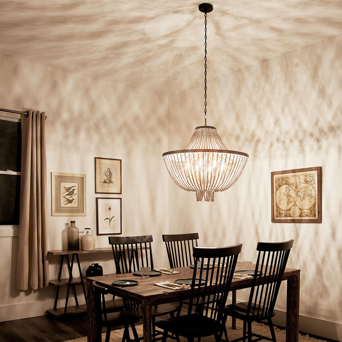 Vela Eleganter Holzkronleuchter-Letslighting