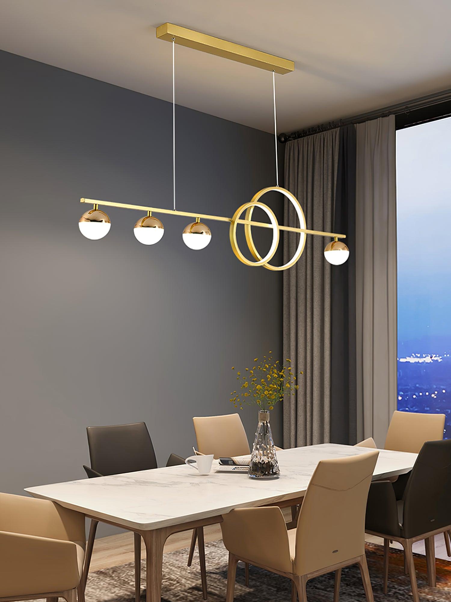 Aviniel Zeitgenössische Pendelleuchte aus Messing-Letslighting