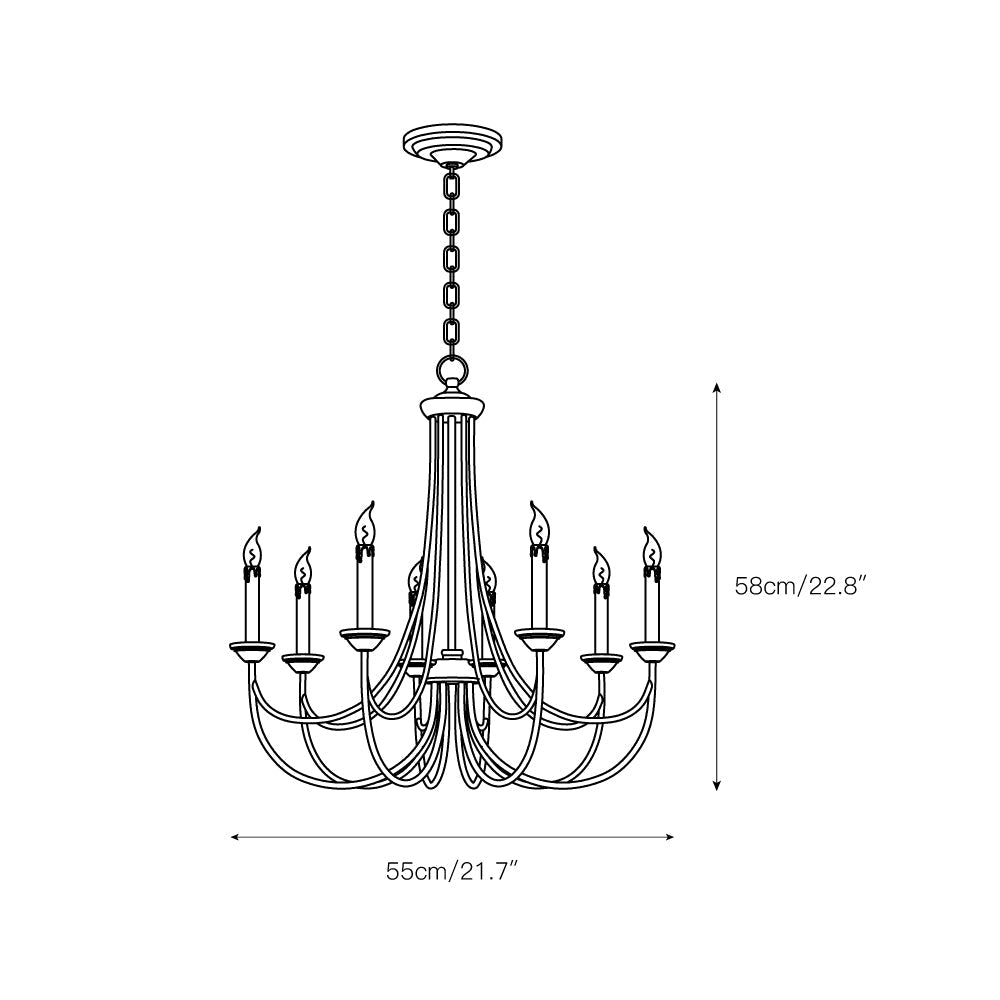 Calyx Postmoderne Eleganz Luxus Kronleuchter-Letslighting