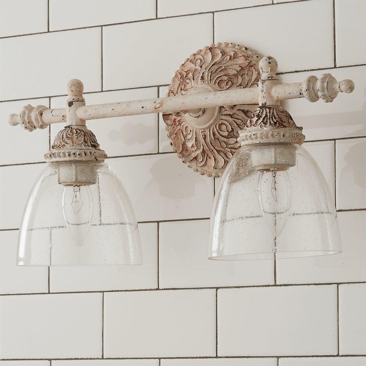 Orion Industrielle Vintage Wandleuchte aus Glas-Letslighting