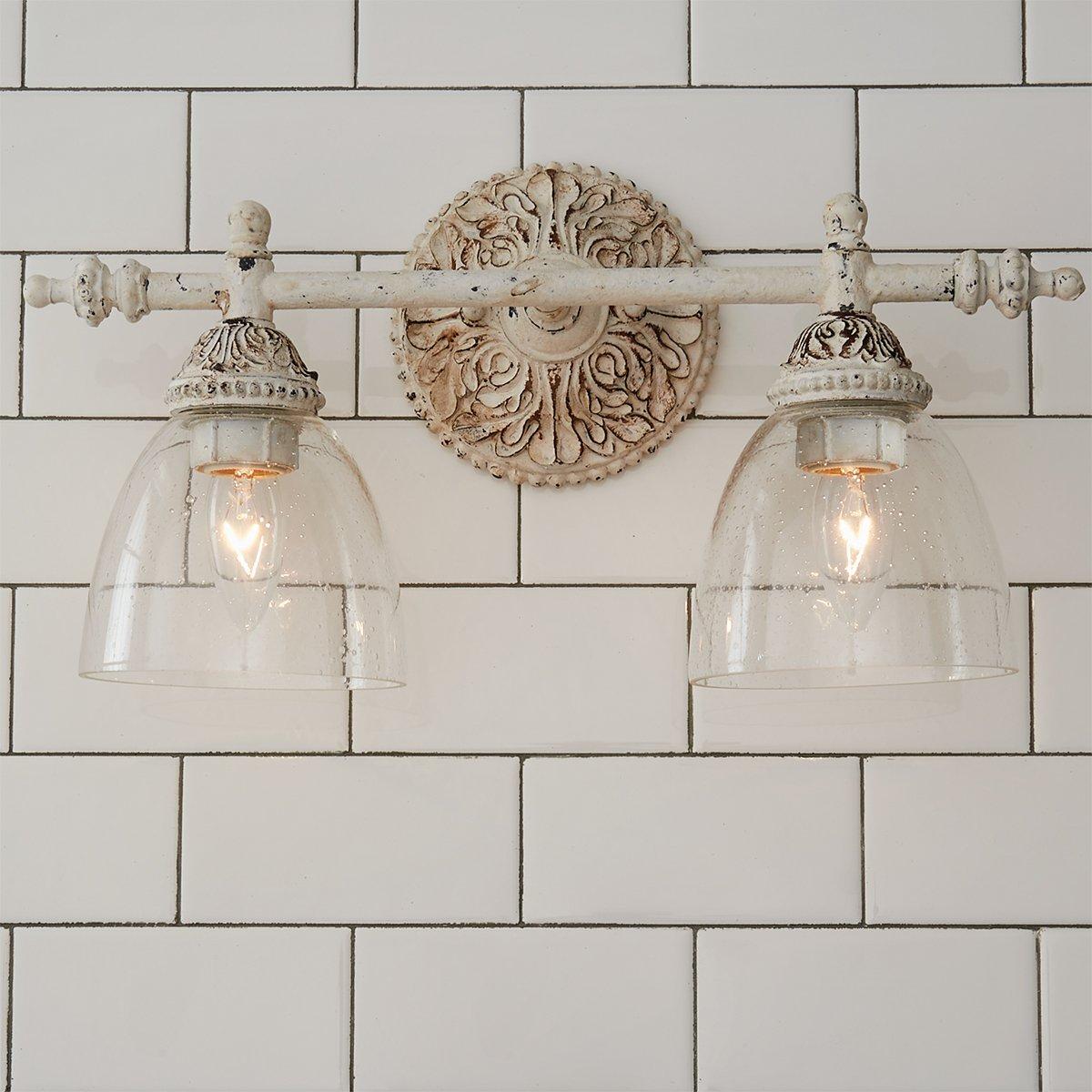 Orion Industrielle Vintage Wandleuchte aus Glas-Letslighting