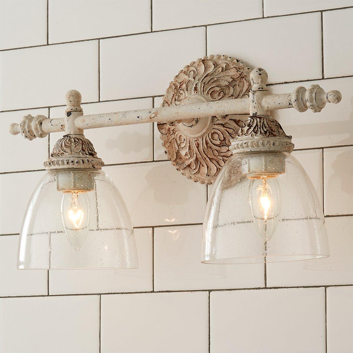 Orion Industrielle Vintage Wandleuchte aus Glas-Letslighting
