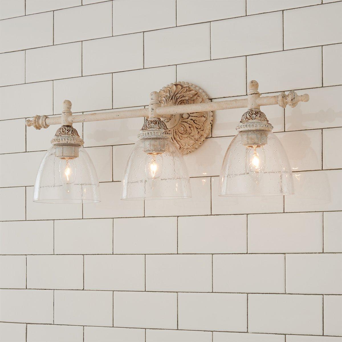 Orion Industrielle Vintage Wandleuchte aus Glas-Letslighting