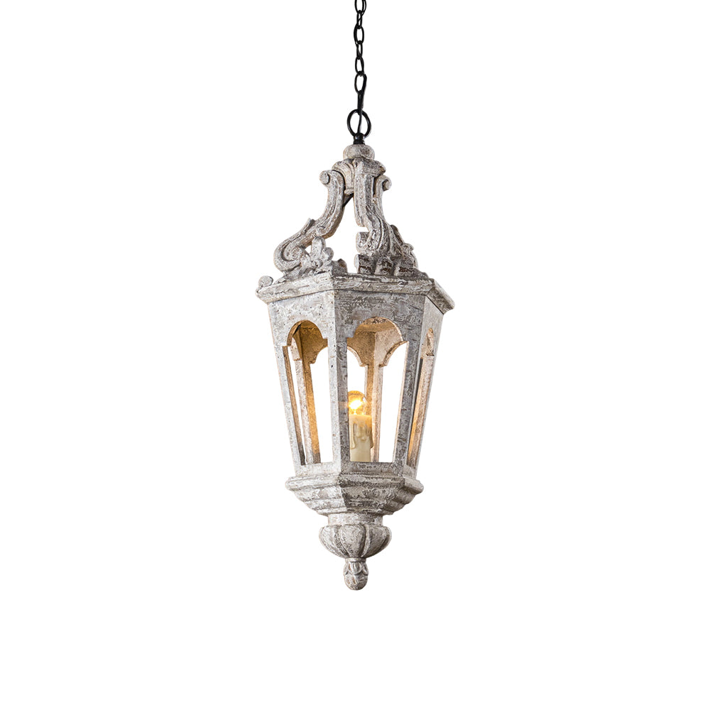 Seren Postmodern Luxus Eleganz Holz Harz Laterne Pendelleuchte-Letslighting