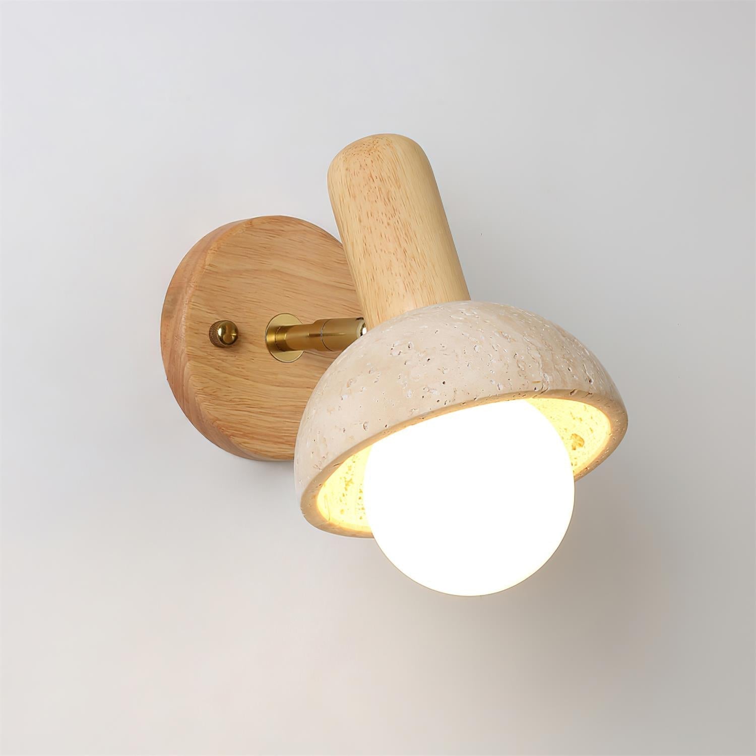 Oswin Travertine Wall Lamp - Letslighting