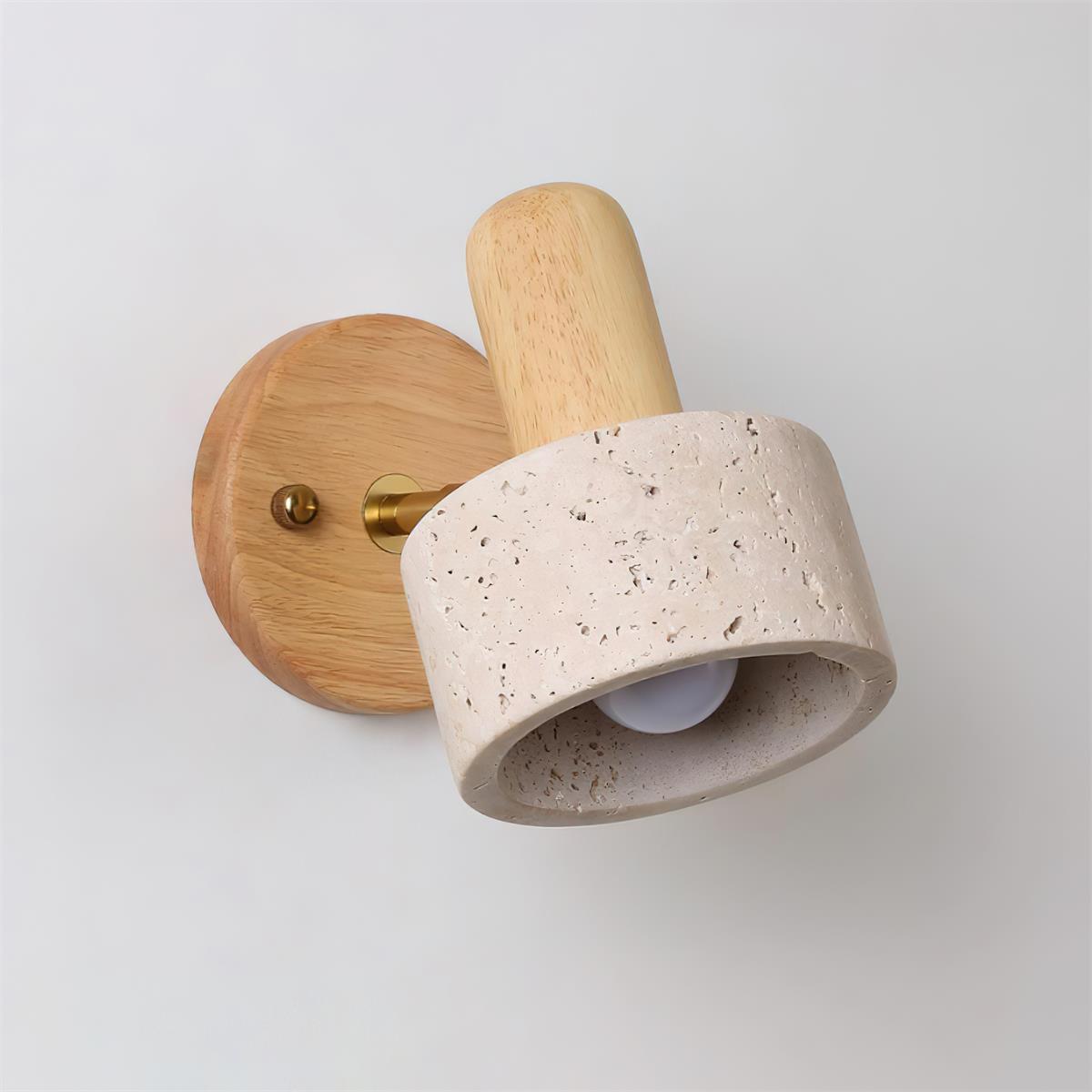 Oswin Travertine Wall Lamp - Letslighting