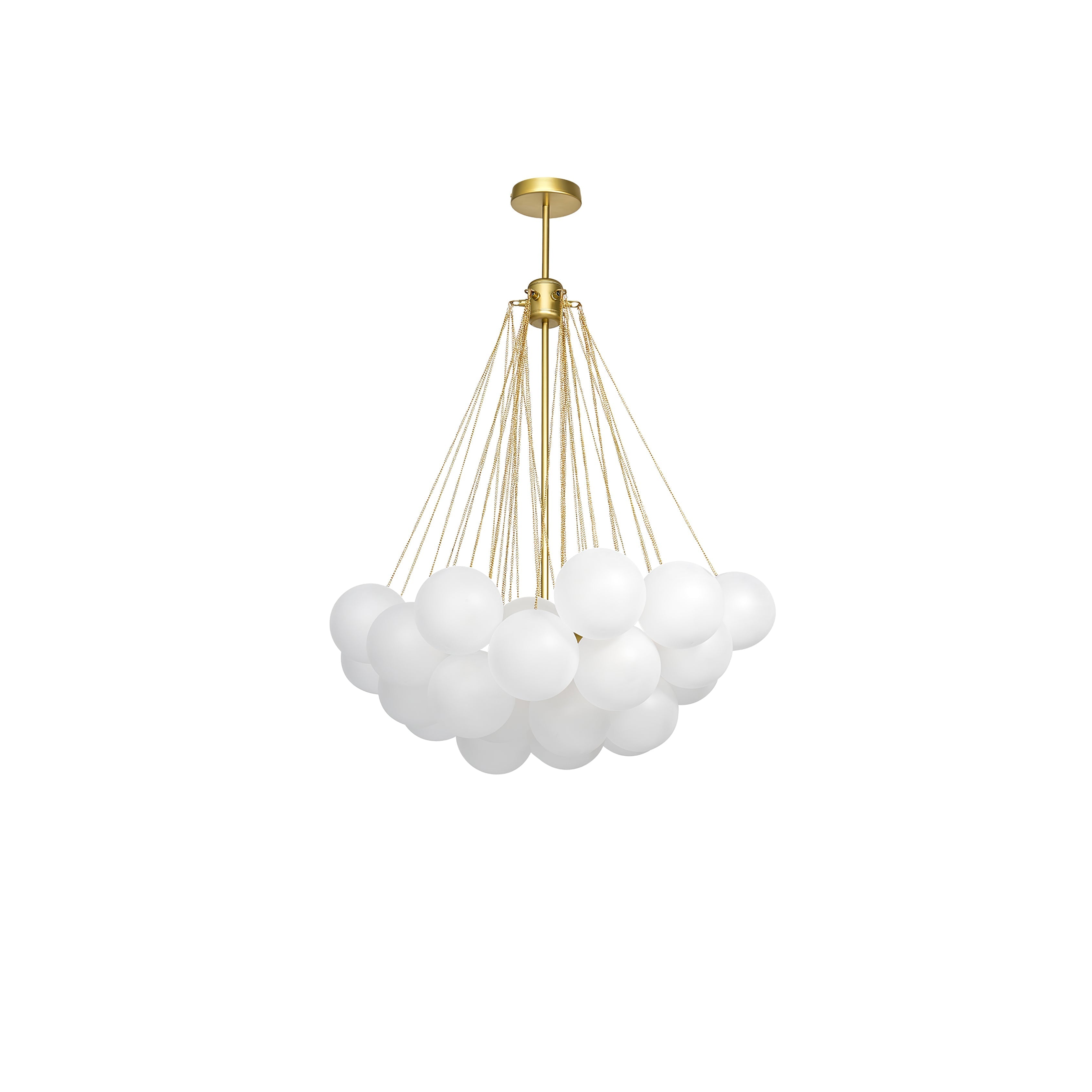 Lustra Kronleuchter Bubble Milchglas-Letslighting