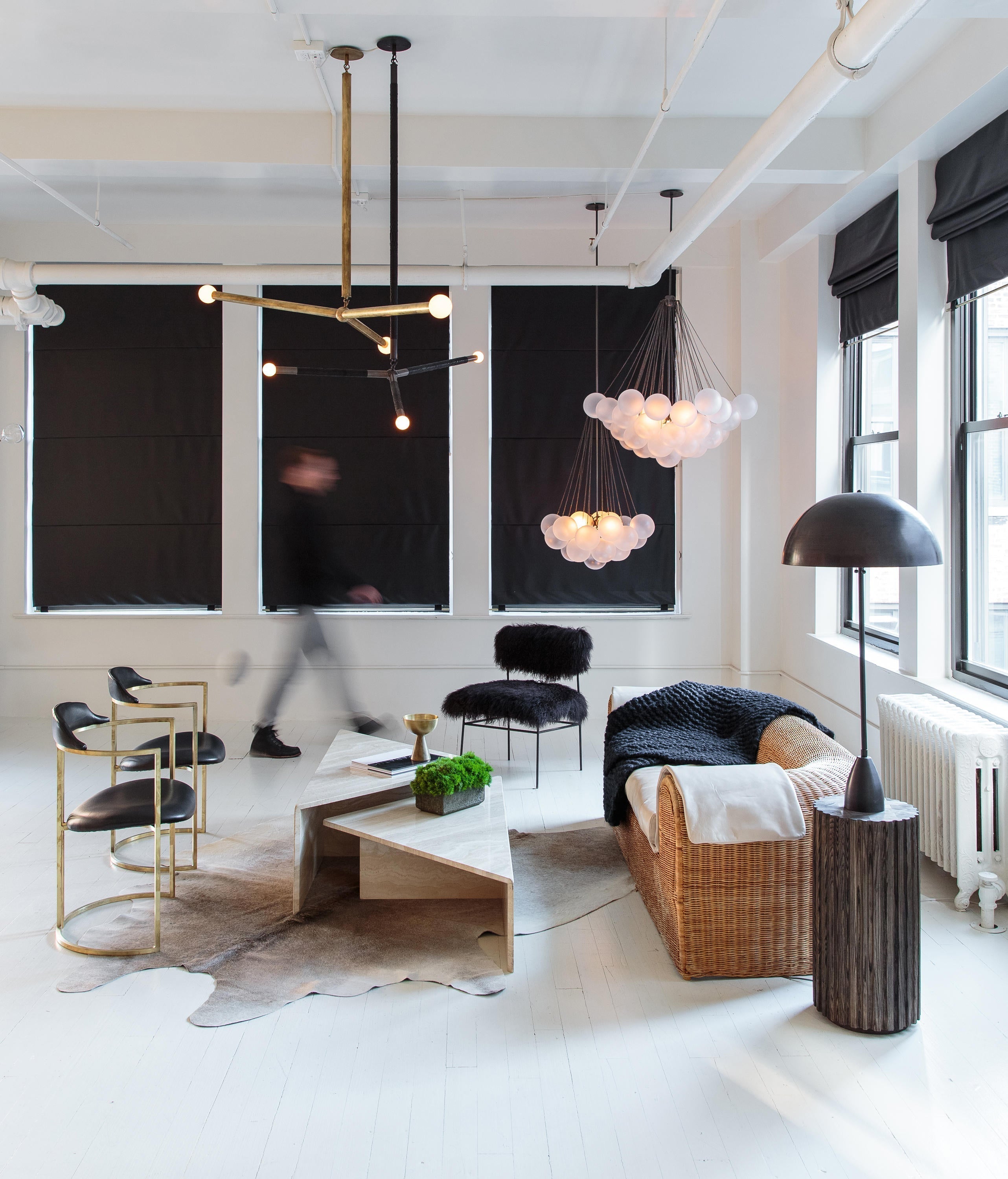 Lustra Kronleuchter Bubble Milchglas-Letslighting