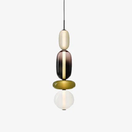 Syro Pendelleuchte mit kandiertem Glas
