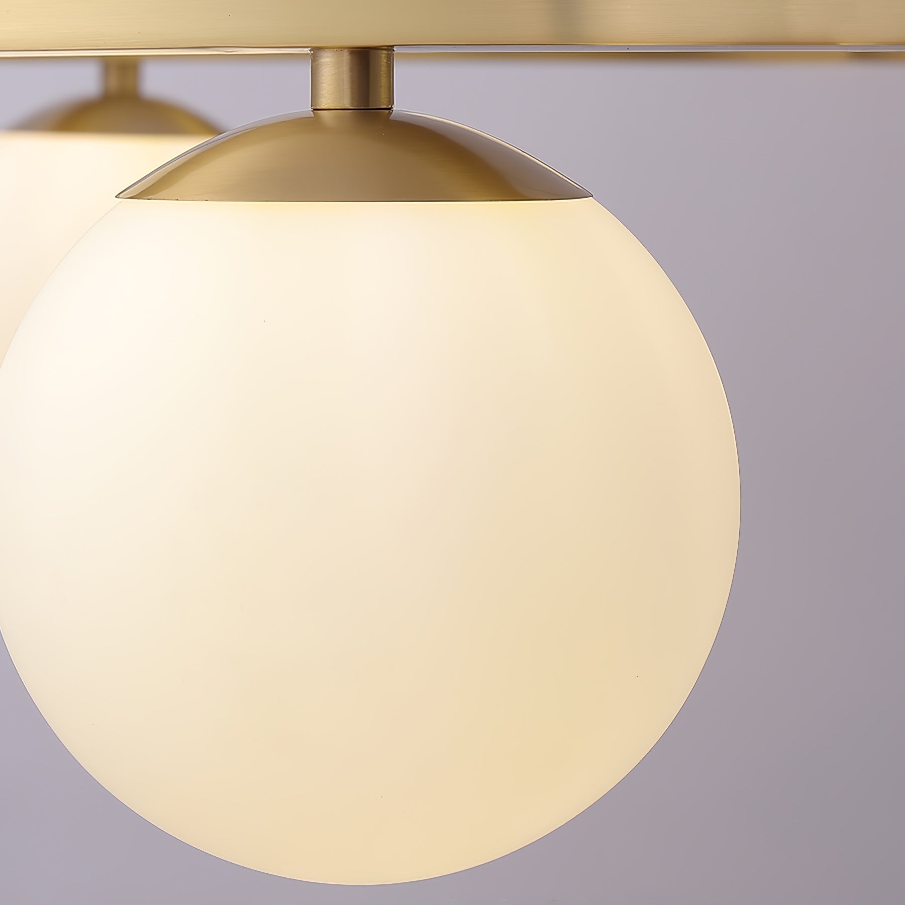 Lustra Kronleuchter Globus Messingring-Letslighting