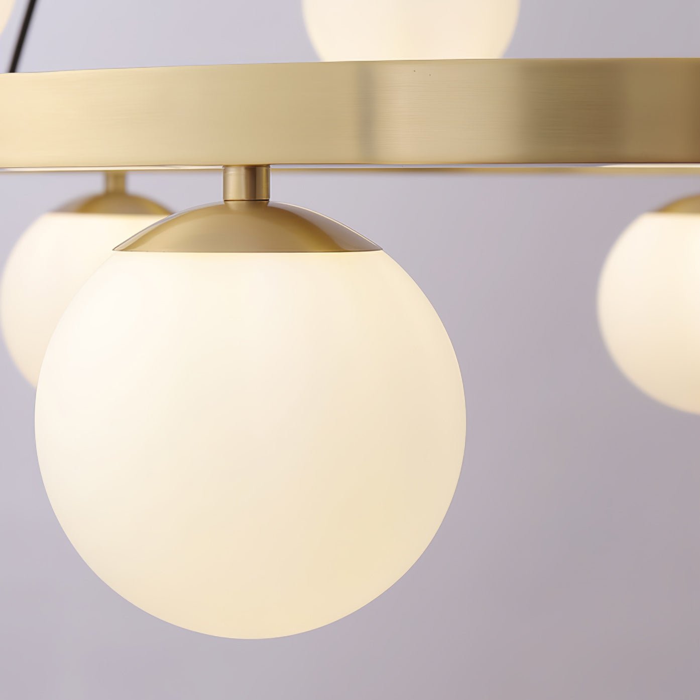 Lustra Kronleuchter Globus Messingring-Letslighting