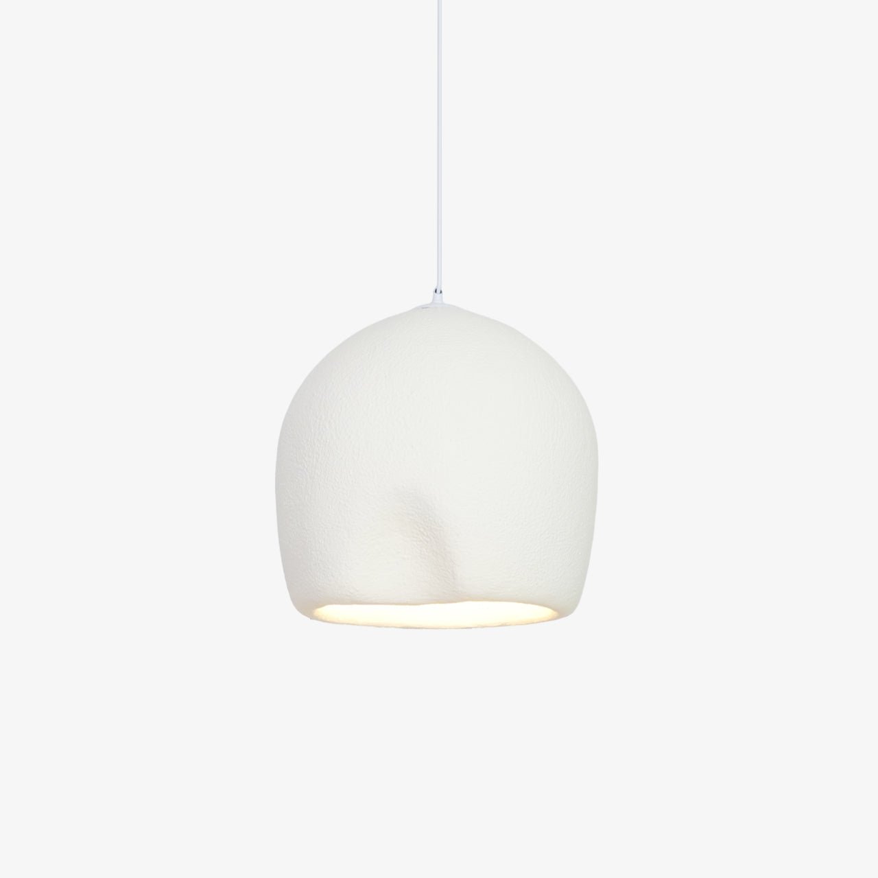 Solara Wabi-Sabi Pendelleuchte Gips Abgerundete Kuppel-Letslighting
