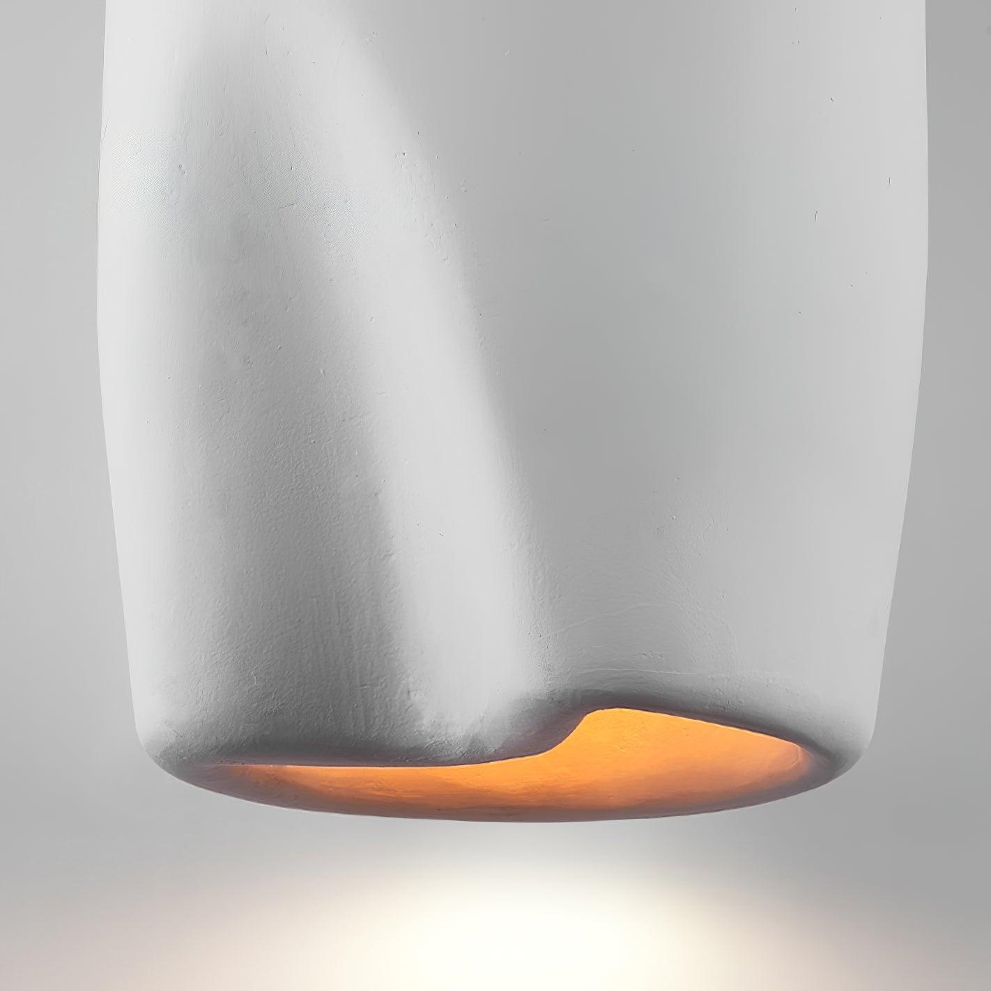 Solara Wabi-Sabi Pendelleuchte Gips Abgerundete Kuppel-Letslighting