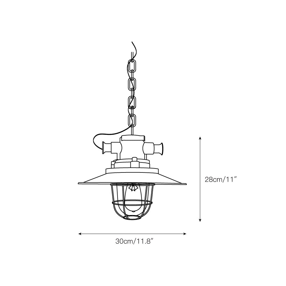Vemiryra Vintage Industrial Grün Pendelleuchte-Letslighting
