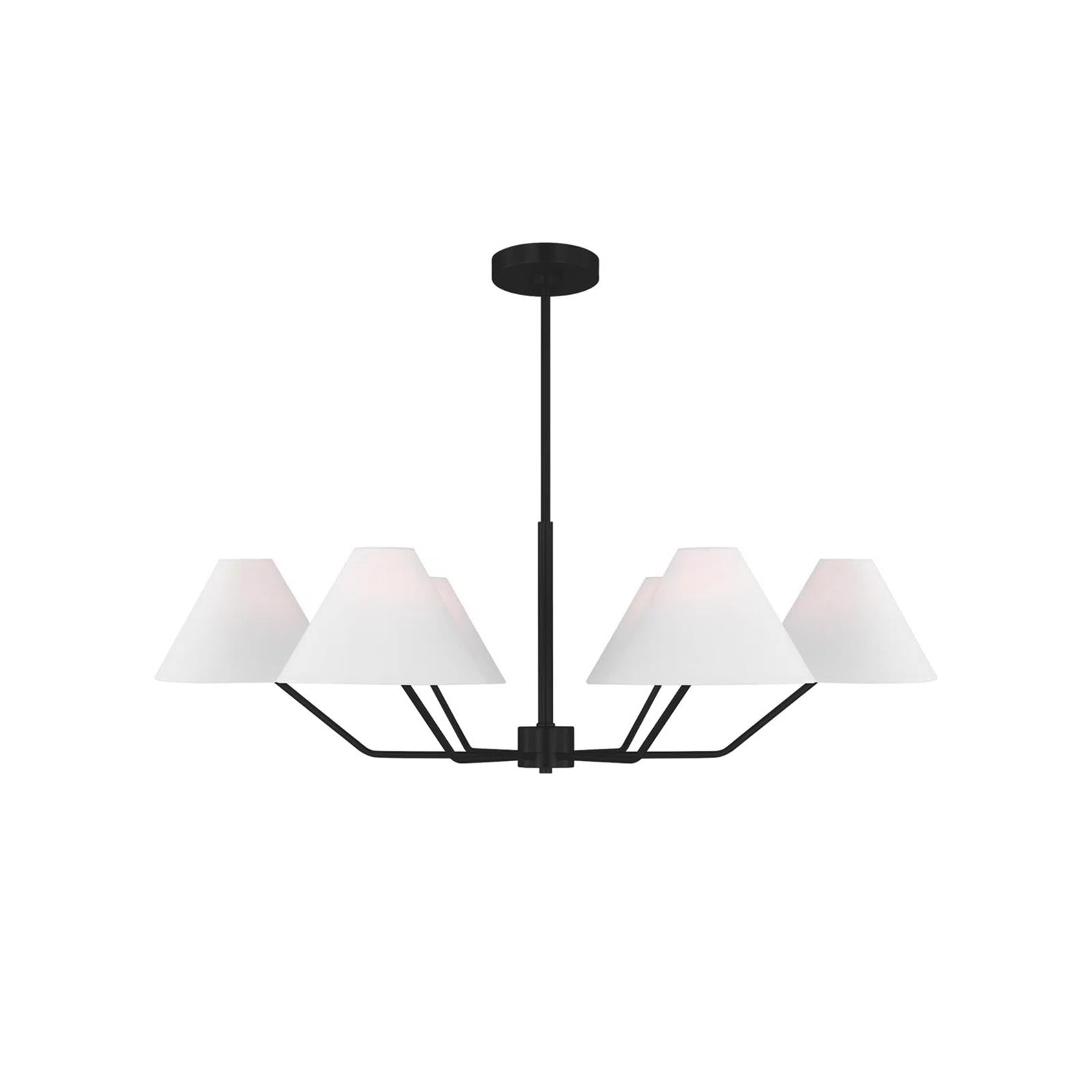 Vortex Traditional Vintage Industrial Fabric Chandelier - Letslighting