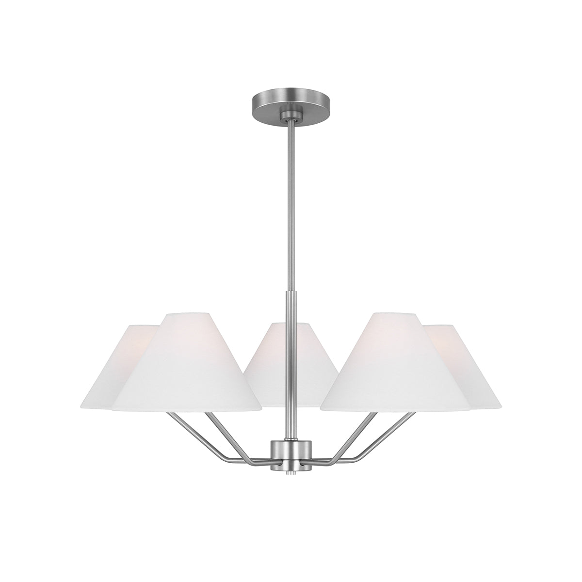 Vortex Traditional Vintage Industrial Fabric Chandelier - Letslighting