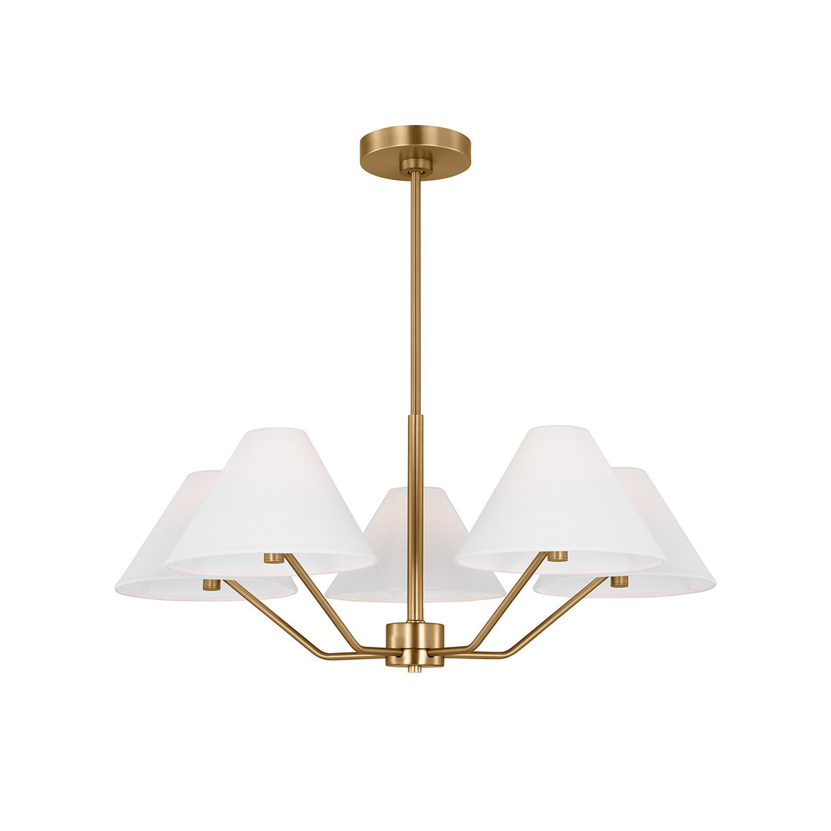 Vortex Traditional Vintage Industrial Fabric Chandelier - Letslighting