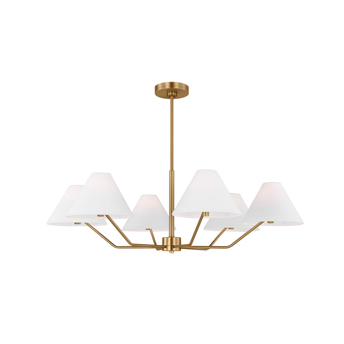 Vortex Traditional Vintage Industrial Fabric Chandelier - Letslighting