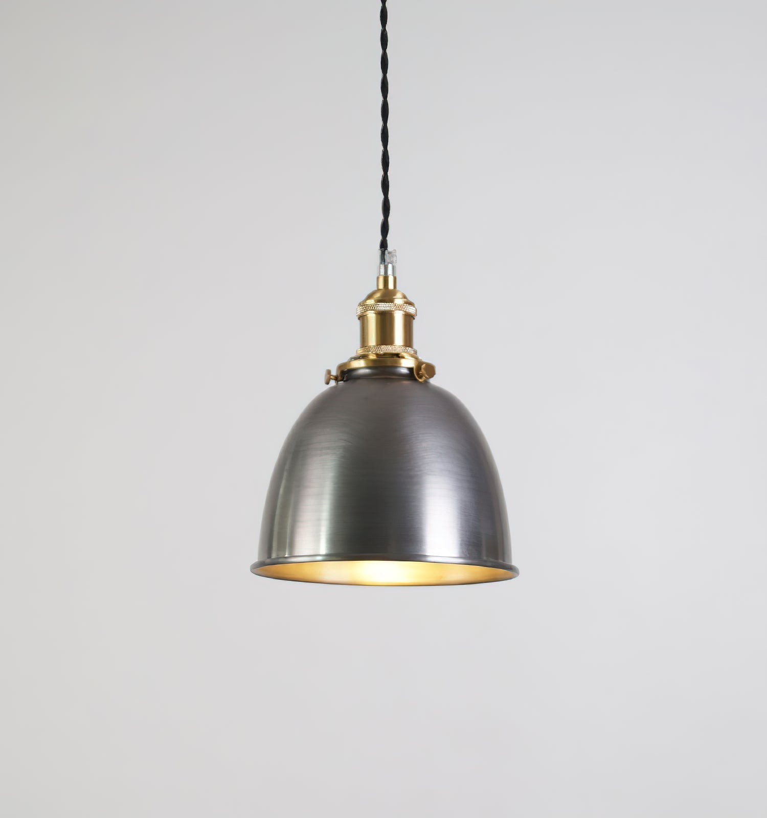 Radius Vintage Industrial Messing Pendelleuchte-Letslighting