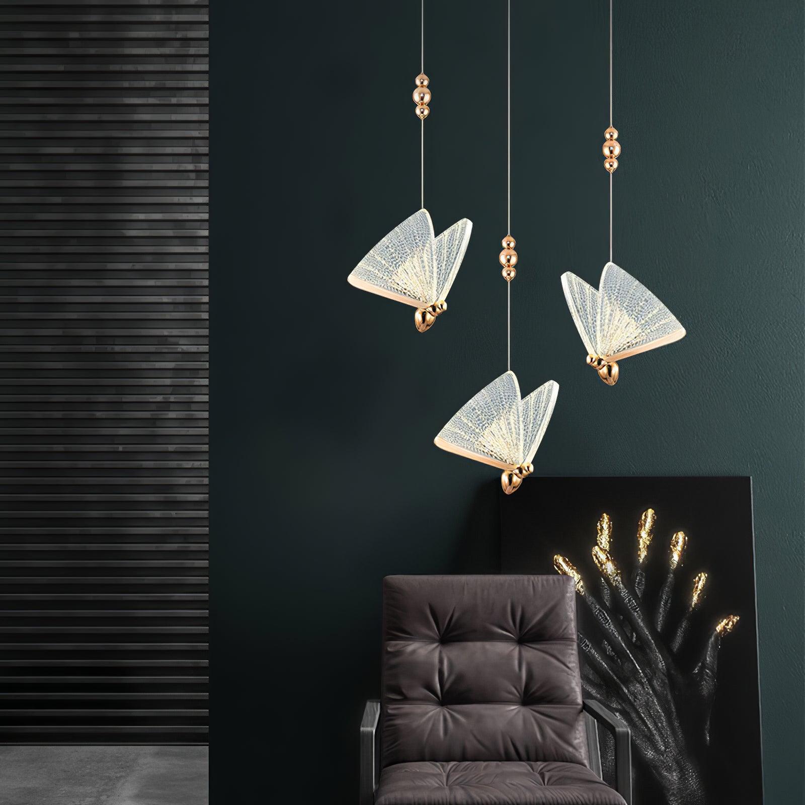 Butterfly Pendant Light - Blowlighting