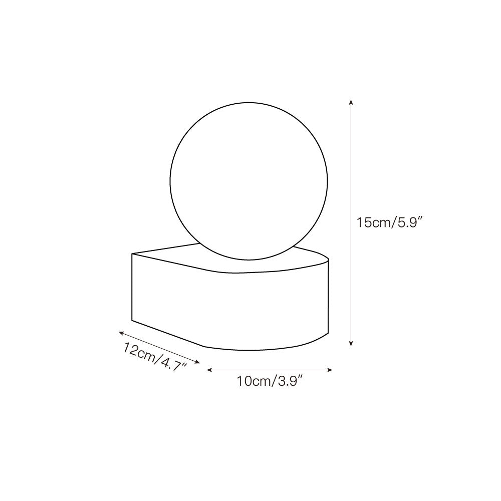 Symph Modern Minimalist Travertine Glass Wall Lamp - Letslighting