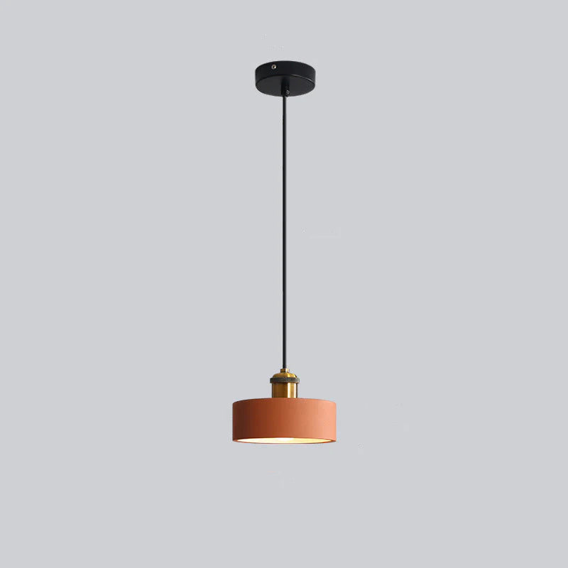 Valentina Modern Runde/Rechteckige LED Pendelleuchte Weiß/Orange/Schwarz/Grau Esstisch Metall Harz