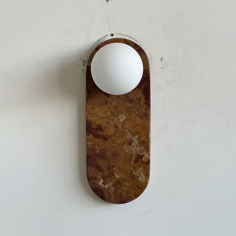 Syraeia Modern Minimalist Marble Jade Wall Lamp - Letslighting