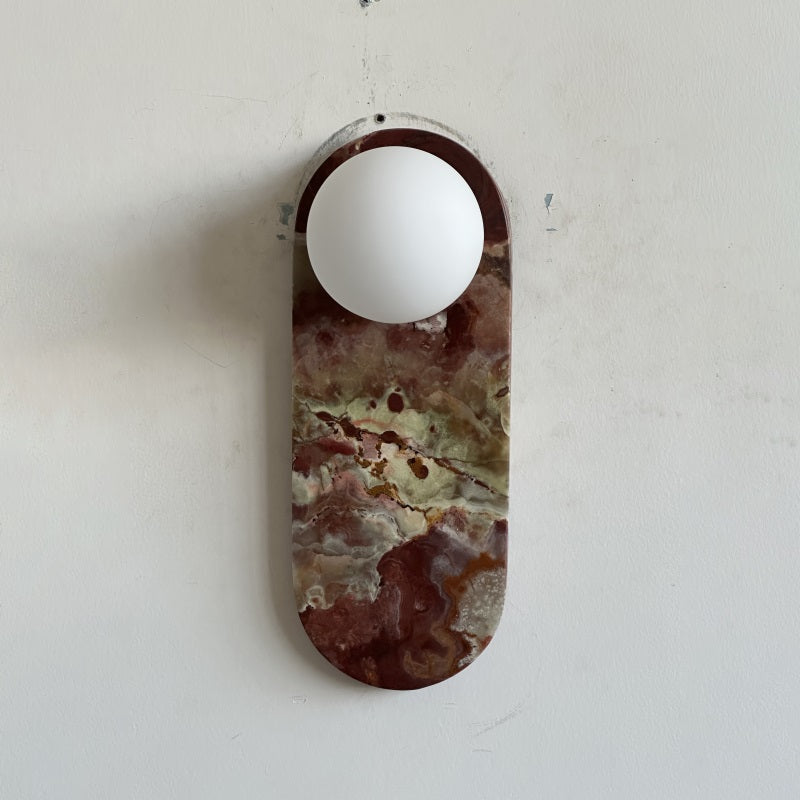 Syraeia Modern Minimalist Marble Jade Wall Lamp - Letslighting