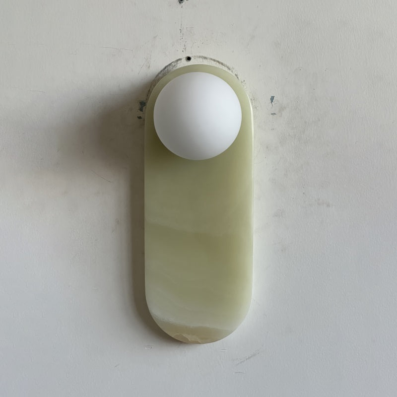 Syraeia Modern Minimalist Marble Jade Wall Lamp - Letslighting