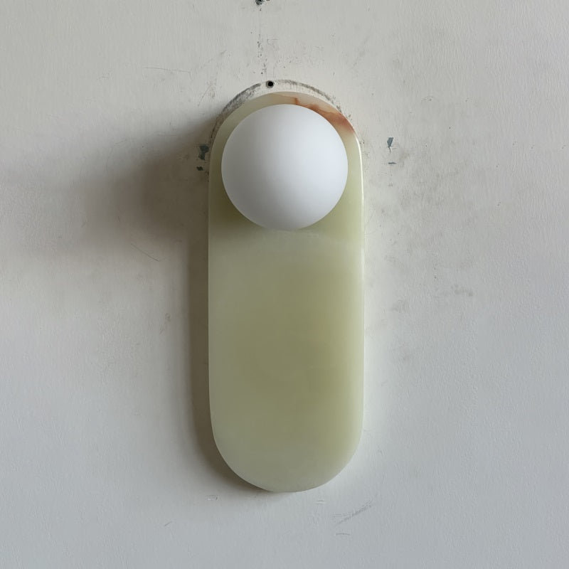 Syraeia Modern Minimalist Marble Jade Wall Lamp - Letslighting