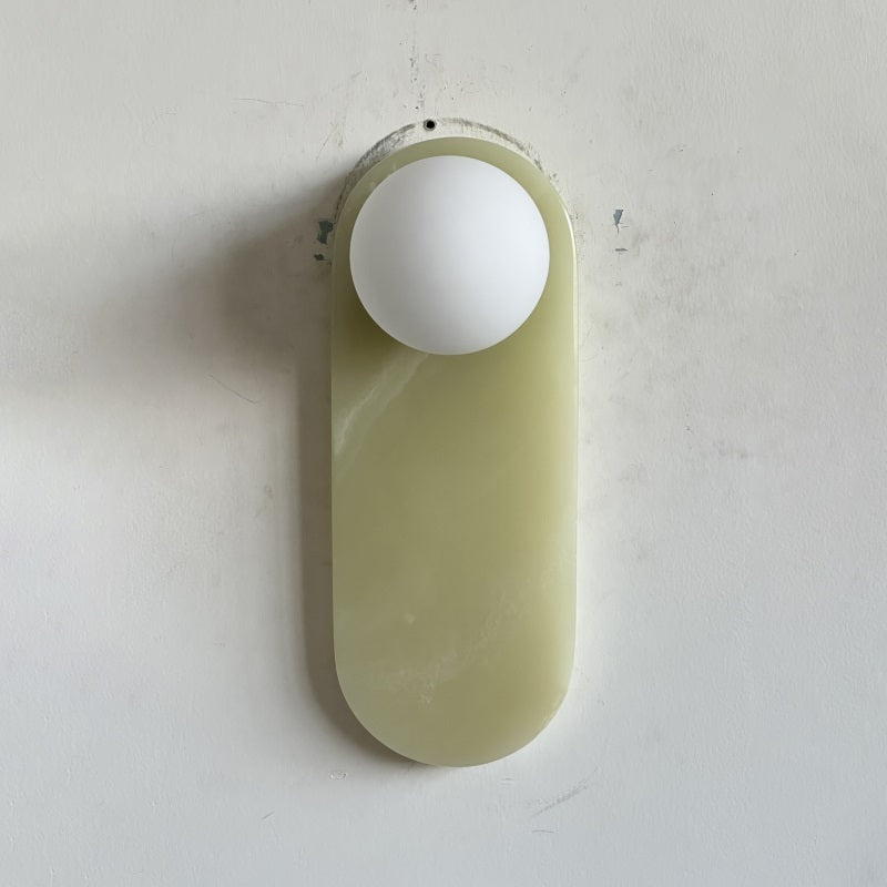 Syraeia Modern Minimalist Marble Jade Wall Lamp - Letslighting