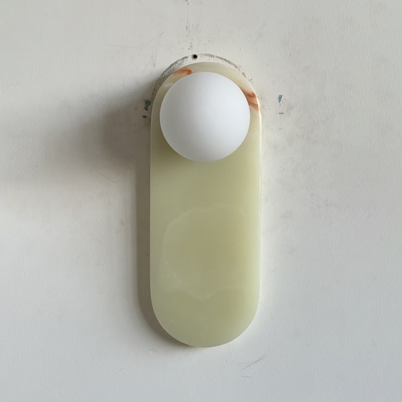 Syraeia Modern Minimalist Marble Jade Wall Lamp - Letslighting