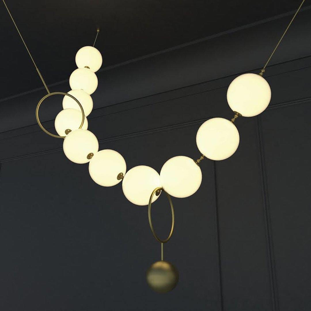 Necklace LED Pendant Lamp - Blowlighting