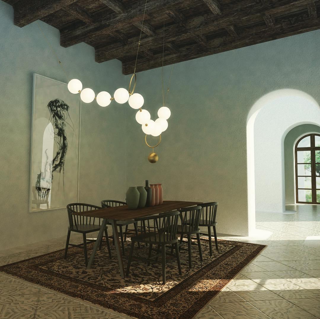 Necklace LED Pendant Lamp - Blowlighting