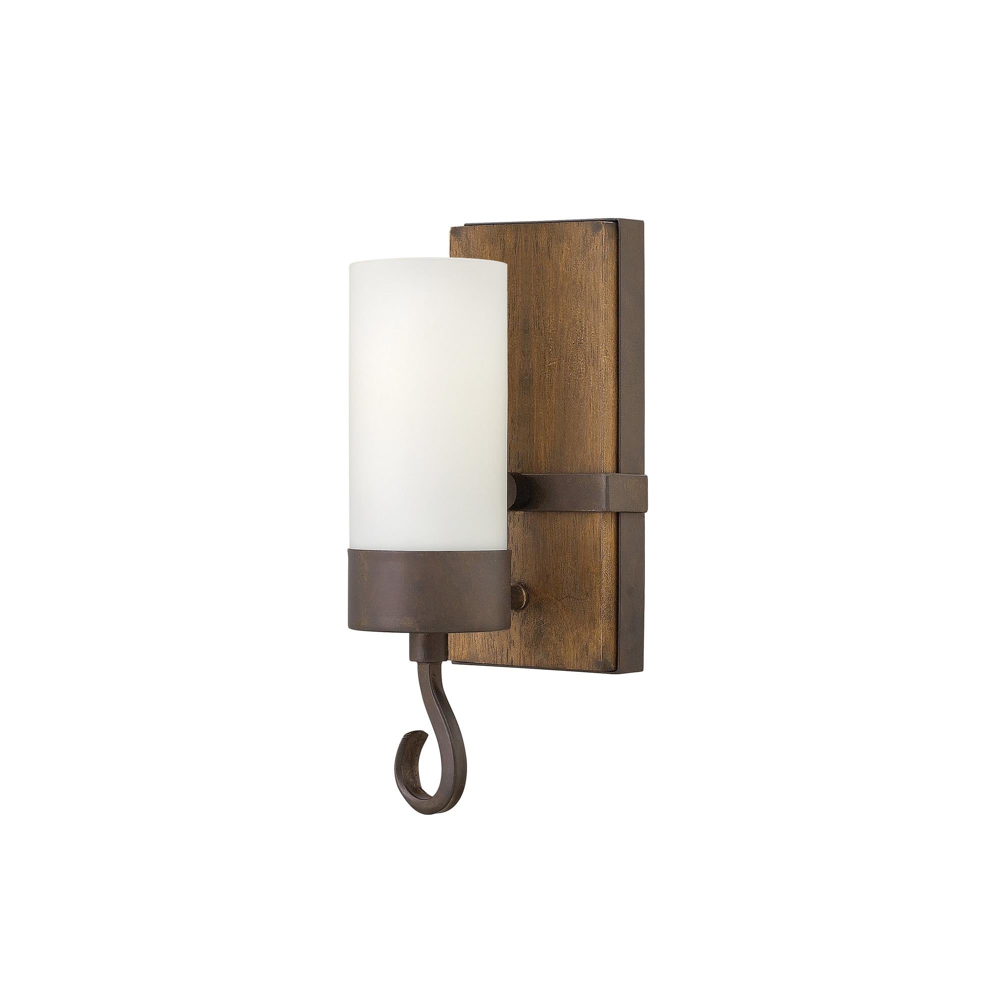 Elara Holz Glas Modern Minimalistisch Wandleuchte-Letslighting
