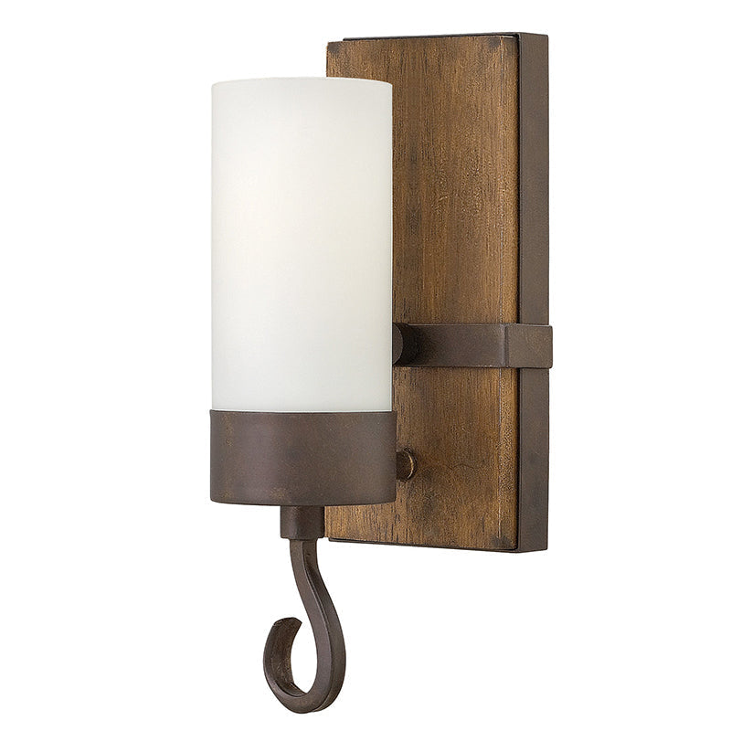 Elara Holz Glas Modern Minimalistisch Wandleuchte-Letslighting
