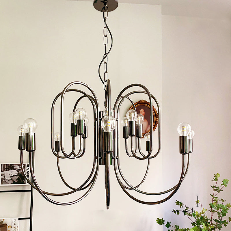 Ombre Eleganter Vintage-Industrie-Kronleuchter-Letslighting
