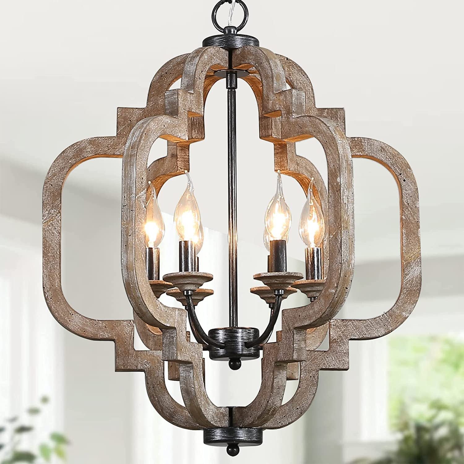 Polar Postmodern Luxus Holz Pendelleuchte-Letslighting