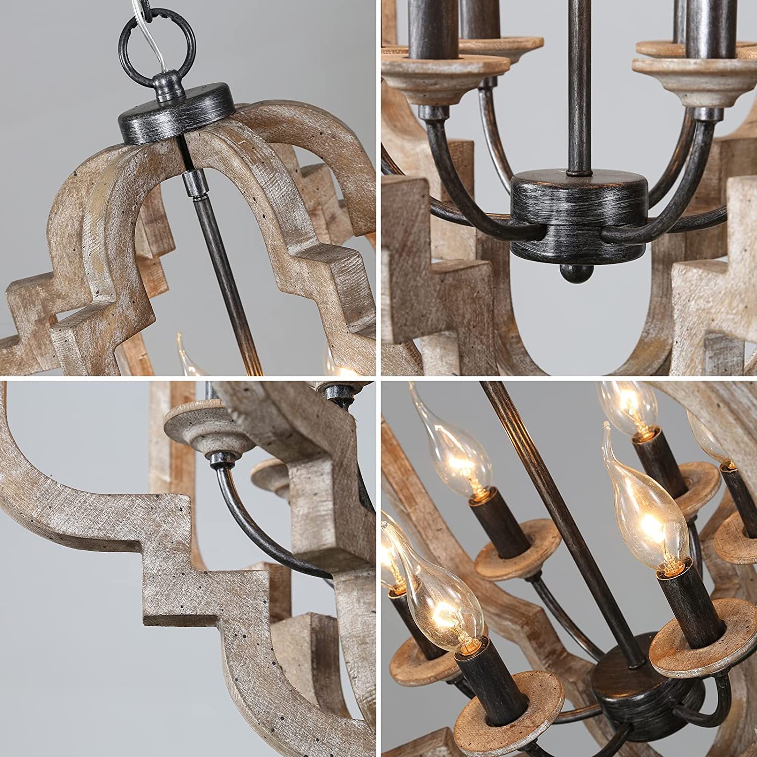Polar Postmodern Luxus Holz Pendelleuchte-Letslighting