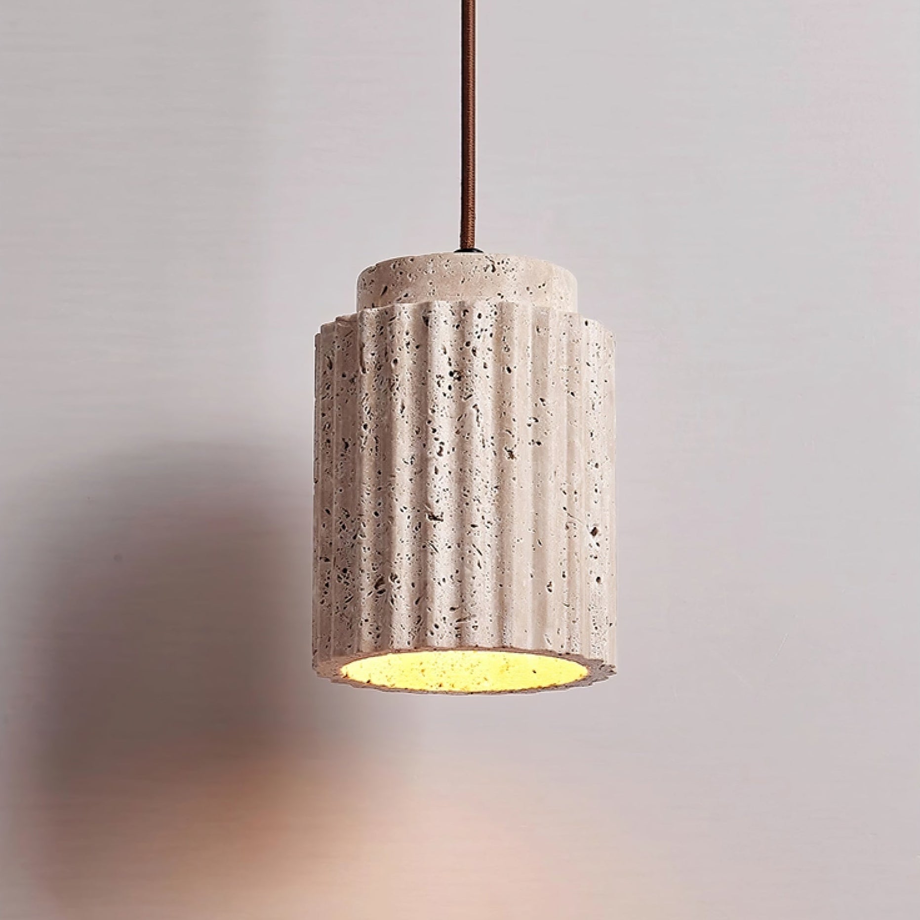 Mysolel Travertine Pendant Light - Neutralighting