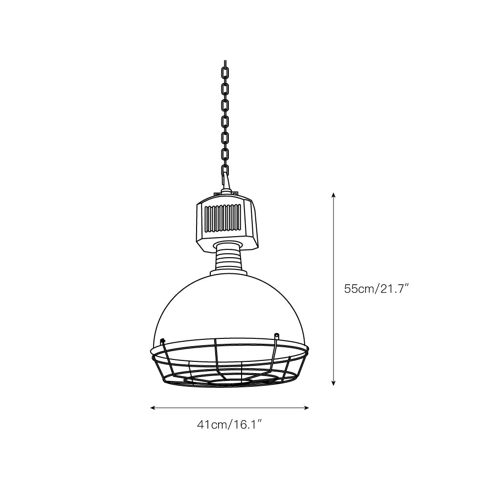Urbanx Vintage Industrial Pendelleuchte-Letslighting